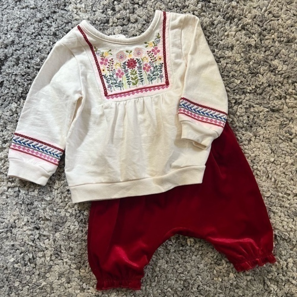 Peek babygirl matching set